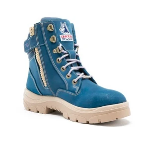 Steel Blue Southern Cross Zip Ladies Workboot 512761 Aus Women’s Size 9 - Picture 1 of 5