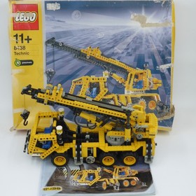 LEGO 8438 (8460 8431) Technic Pneumatic Crane Truck Complete VGC w Instr Bad Box