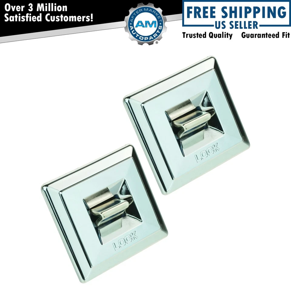 Juego de pares de interruptores de bloqueo de puerta eléctricos y bisel para Buick Cadillac Chevy GMC Old Pontiac Foto 1 de 4