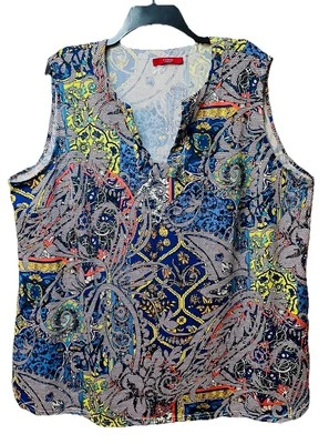 Top Cyrus Talla 3X Multicolor Pull Over Cuello Redondo Manga Corta Informal Foto 1 de 4