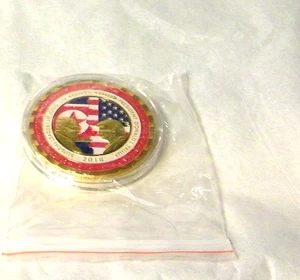 DONALD TRUMP Kim JONG UN KOREAN Strength PEACE TALKS SUMMIT MEDAL COIN Mint - Picture 1 of 4