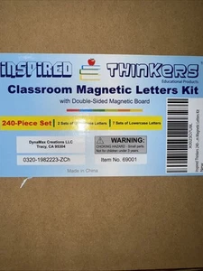 Inspirierte Denker magnetische Buchstaben und trocken abwischbare Tafel - Bild 1 von 8