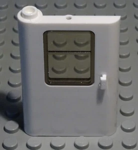 Lego Eisenbahn Tür 1x4x5 Weis mit Rauchglas Scheibe                       (3180) - Picture 1 of 1
