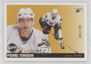 2002-03 Upper Deck Vintage Green Backs /199 Pierre Turgeon #80 HOF