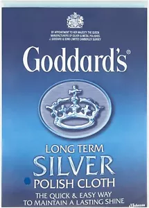 Goddards Silver Jewellery Cleaning Clean Cleaner Polish Polishing Rub Cloth - Picture 1 of 3