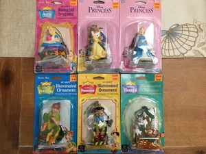 Vintage Disney Classics EZ Light Illuminated Ornament Lot x6 NEW IN BOX - Picture 1 of 11