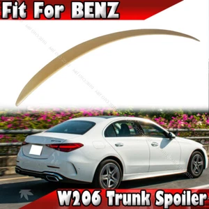 2022+ Fits Mercedes BENZ C Class W206 Sedan A Style Trunk Boot Spoiler Unpainted - Picture 1 of 4