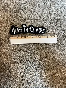 Alice in Chains Heavy Metal Hard Rock Band Embroidered Iron Patch 4.75" x 1.25" - Picture 1 of 1