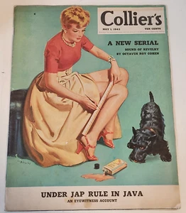 Collier's Magazine May 1, 1943 Under Jap Rule In Java A New Serial - Picture 1 of 8