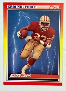 1990 Score Roger Craig Ground Force #329 San Francisco 49ers NFL - Free Ship  C1 - Picture 1 of 2