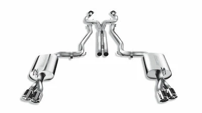 BORLA 2008 2009 PONTIAC G8 GT 6.0L GXP 6.2L V8 DUAL 2.5" CATBACK EXHAUST SYSTEM - Image 1 of 4