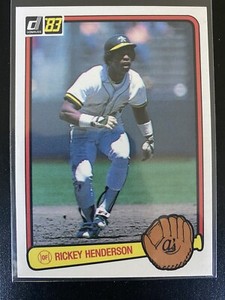 $5 - 1983 Donruss Rickey Henderson #35 Oakland A's NM-MT