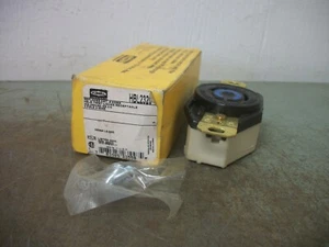 HUBBELL TWIST-LOCK RECEPTACLE HBL2320 20AMP 250VOLT 2P 3W NIB - Picture 1 of 3