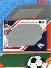 2020 Panini USA Stars & Stripes Jumbo Cole Wilcox RC USA #J-CW