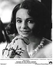 * JACQUELINE BISSET * signed 8x10 photo * MURDER ON THE ORIENT EXPRESS * COA * 1