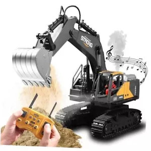 Remote Control Excavator Toys for Boys,16 Channel RC Digger Construction Toys  - Picture 1 of 7