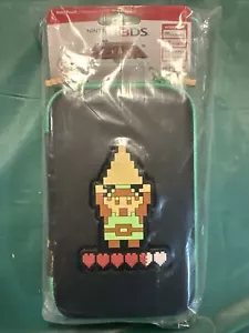The Legend of Zelda Hori 8 Bit Retro Pixel Carrying Case Nintendo 3DS XL Hearts - Picture 1 of 4