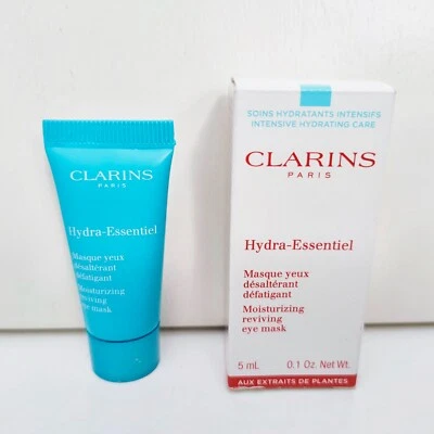 Clarins Hydra-Essentiel Moisturizing Reviving Eye Mask, 5ml, Travel Size, BNIB - Image 1 of 4