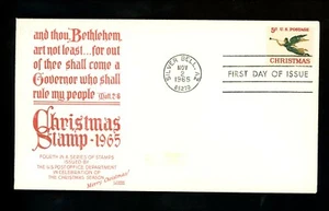 US FDC #1276 Anderson M-2 1965 Silver Bell AZ Christmas Angel - Picture 1 of 2