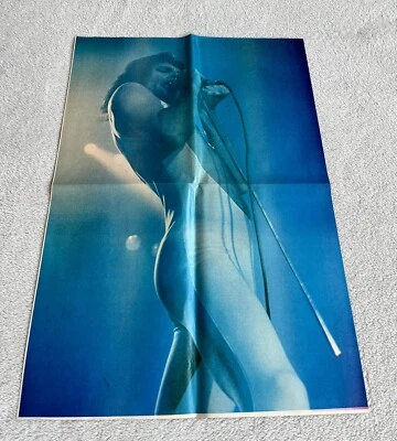 QUEEN 1977 Freddie Mercury Swedish Poster Music Magazine 1970s Vintage - Image 1 of 4