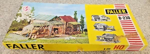 Vintage 1977 Faller Ho 1:87 Kit B-230 Saw Mill. New Open Box - Picture 1 of 2