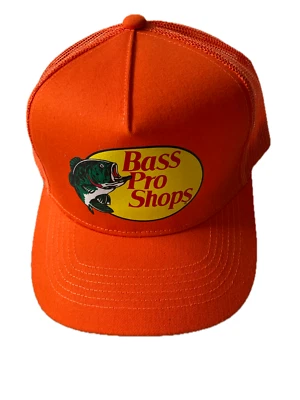 Gorra/gorra de béisbol/camionero de malla Bass Pro Shops, espalda ajustable a presión, pesca Foto 1 de 4