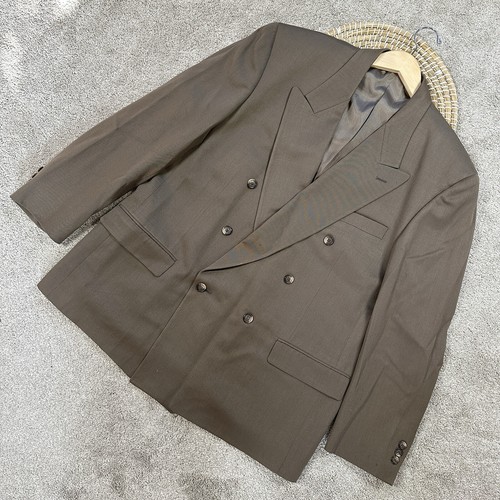 Givenchy Monsieur Uomo Vintage Blazer Cappotto Sportivo Classico Marrone 46