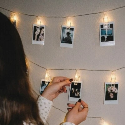 TRNDLabs 20 LEDs Photo Clip String Fairy Light Wire Picture Hanging Strip NIP - Image 1 of 4