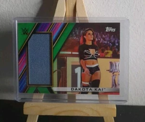 2020 Dakota Kai Topps Damen Division WWE grüne Matte Relikt/75 - Bild 1 von 1