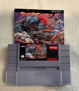 Street Fighter II (Super Nintendo SNES, 1992) funzionante, gioco e manuale - Foto 1 di 7