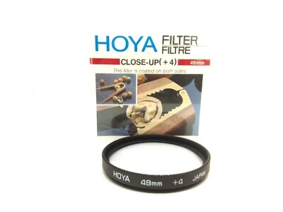Genuine HOYA +4 MACRO CLOSE-UP 49mm FILTER - Image 1 of 2