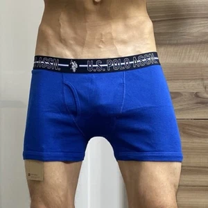 New US Polo Assn Men’s Blue / Black Boxer Briefs Size Medium - Picture 1 of 5