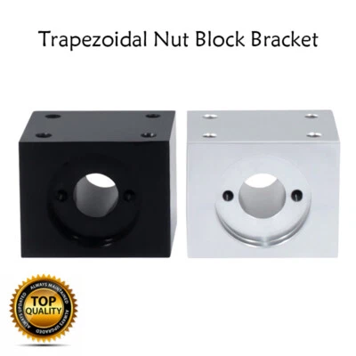 Staffa blocco dadi trapezoidali in alluminio per asta vite piombo T8 CNC stampante 3D UK - Immagine 1 di 4