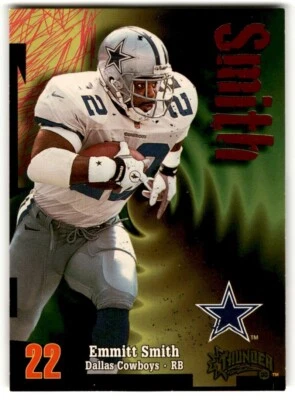 1998 SkyBox Thunder Emmitt Smith #222 Dallas Cowboys - Image 1 of 2