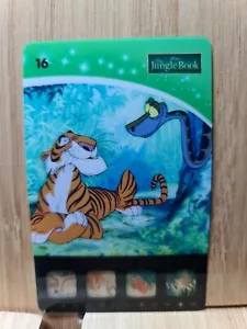 Tarjeta coleccionable de estrellas de cine de Disney 🙂#16 SHERE KHAN Woolworths 🙂 PUBLICACIÓN GRATUITA - Imagen 1 de 2