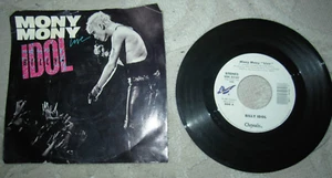 Billy Idol LIVE, Mony Mony & Shakin All Over, 45 RPM 7" vinyl record with sleeve - Picture 1 of 2