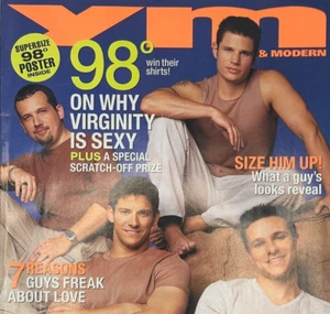 YM October 2000 98 Degrees Cover w/ Poster Nick Lachey Boy Band Pop Magazine - Picture 1 of 9