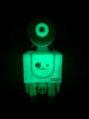 ThreeA 3A ASHLEY WOOD WORLD WAR ROBOT WWR GID BOMB MIGHTY SQUARE 1/6 16"FIG GLOW - Image 1 of 4