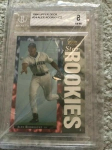 1994 Upper Deck RC Alex Rodriguez NY Yankees BGS 8. Subgrades 8 8.5 9 7.5 - Picture 1 of 2
