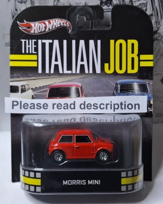 Hot Wheels premium The Italian Job Morris Mini Real Riders red cooper - Image 1 of 4