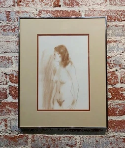 Jo Kotula 1960er Jahre Skizze einer nackten Frau - Gemälde - Bild 1 von 7