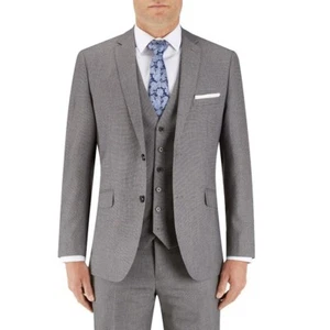 Skopes Harcourt Silver Grey Slim-Fit Suit - Wedding / Smart / Casual - Picture 1 of 9