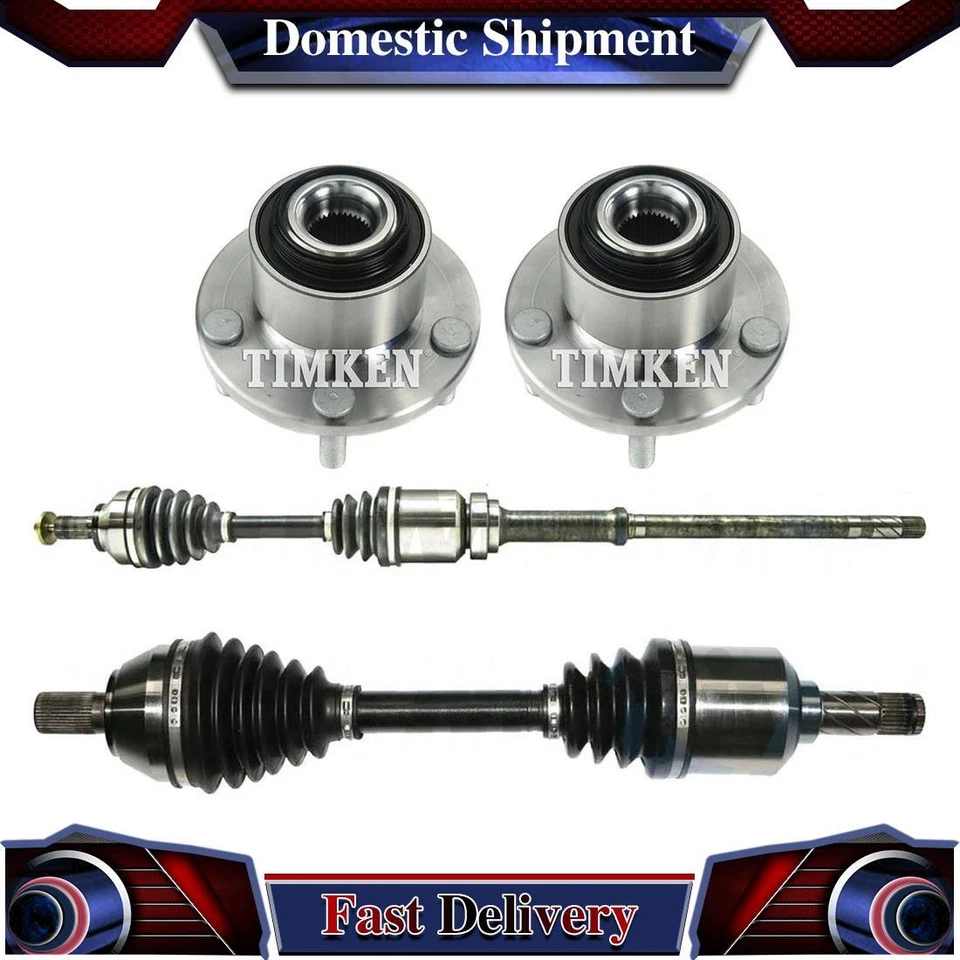 Conjunto de cojinete de rueda y buje de junta de eje CV delantero para Volvo S40 2005-2010 Foto 1 de 4