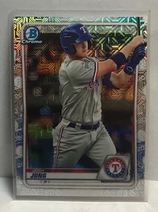 2020 Josh Jung Bowman Chrome Mojo Refractor- Texas Rangers - BCP-113 - Picture 1 of 2