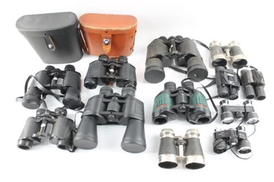 Assorted Vintage Binoculars of Various Brands and Magnifications Job Lot - Image 1 of 4