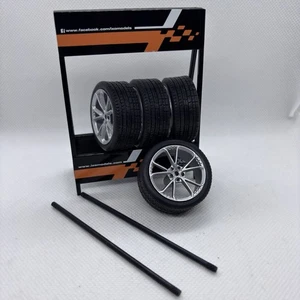 IXO hyundai Silver Set of 4 Wheels 1/18 Scale Diecast - Picture 1 of 4
