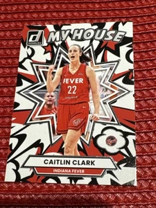 Caitlin Clark 2025 Panini Donruss WNBA MY HOUSE #4 Indiana Fever Insert Iowa - Imagen 1 de 3
