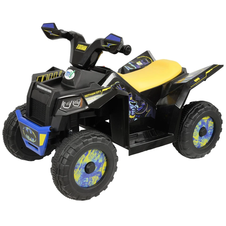 MoVe Batman 6v Electric Mini Quad Ride On Kids Outdoor Toys - Image 1 of 4
