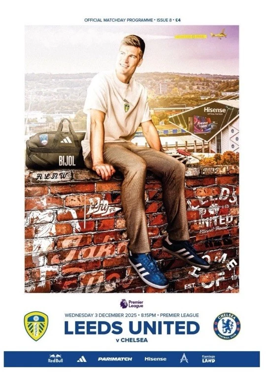 OFFICIAL PROGRAMME 3/12/2025 LEEDS UNITED v CHELSEA BRAND NEW UNOPENED - Image 1 of 1