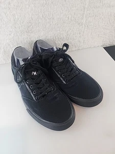 Zapatos Hurley Arlo para hombre talla 9 negros de lona con cordones bajos zapatillas de skateboarding - Imagen 1 de 9